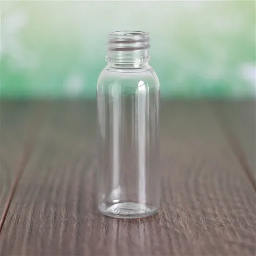 1 oz Clear PET Bullet Bottle with 20-410 Neck