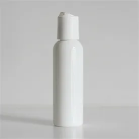 2 oz White PET Bullet Bottle with 20-410 White Disc Cap