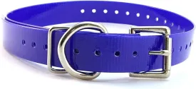 27  X  Replacement Dog Collar Strap Band with Double Buckle Loop for All Brands Pet Training Bark, Shock,e-Collars and Fences. Wide Variety of Bold Standard Color and Reflective Choices.