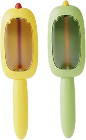 2PCS Reusable Lint Roller, Washable Manual Travel Lint Roller, Lightweight and Portable Pet Hair Remover for Clothing, Tables, Sofas, Sheets Mini Reusable Rollers for Pet Hair