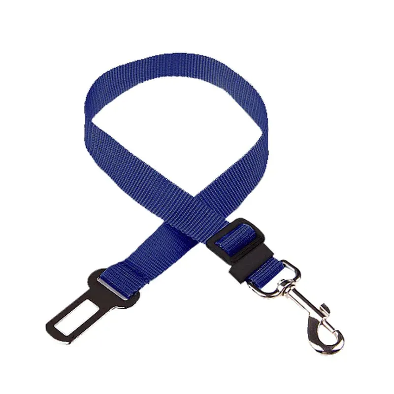 Adjustable Pet Cat Dog Car Seat Belt Pet Seat Vehicle Dog Harness Lead Clip Safety Lever Traction
