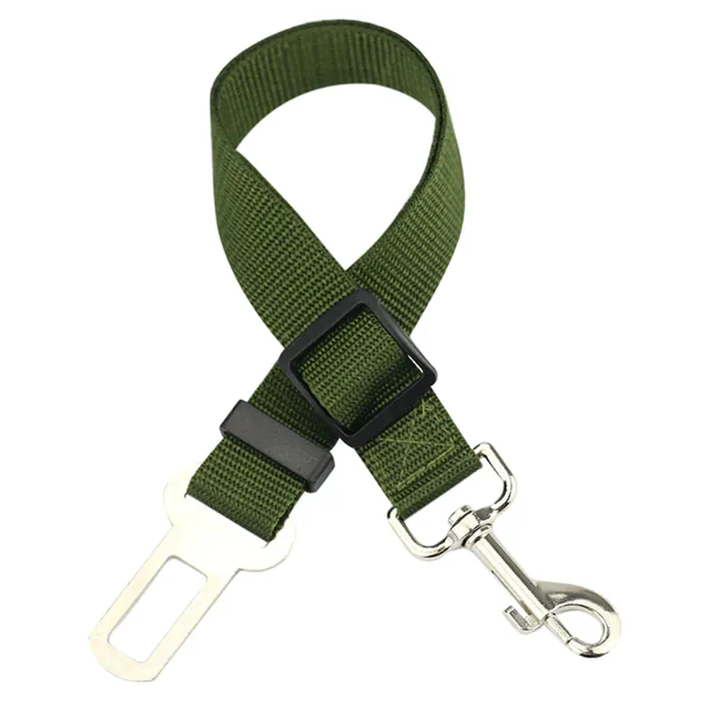 Adjustable Pet Cat Dog Car Seat Belt Pet Seat Vehicle Dog Harness Lead Clip Safety Lever Traction