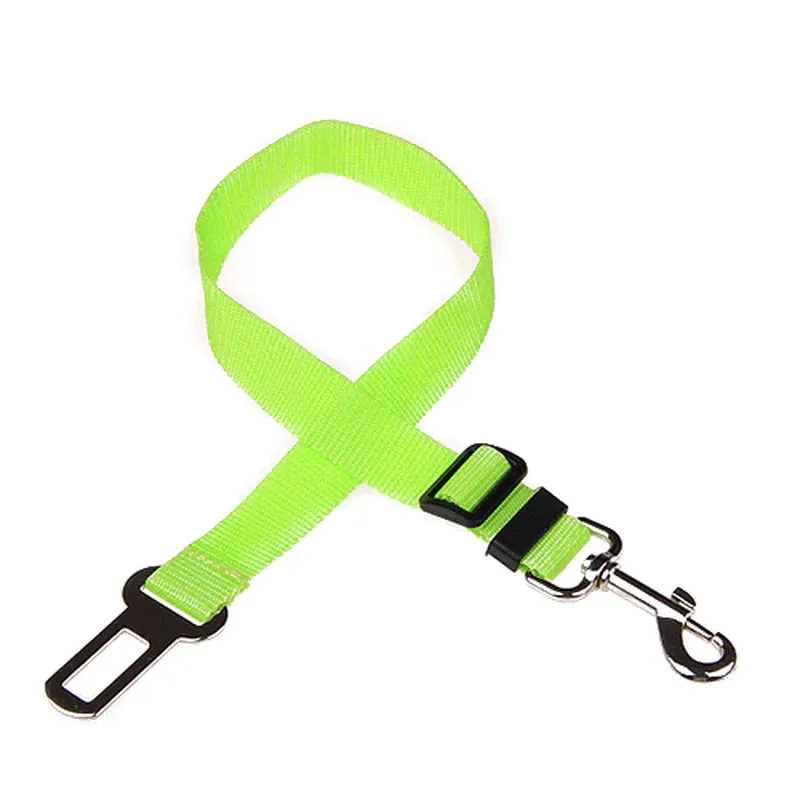 Adjustable Pet Cat Dog Car Seat Belt Pet Seat Vehicle Dog Harness Lead Clip Safety Lever Traction