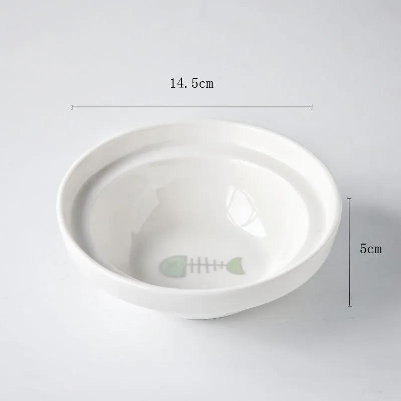 Adorable Cat Feeding Bowls