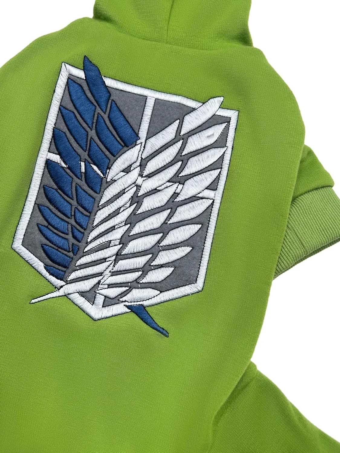 Anime Pet Clothes, Pet Hoodie, Anime Dog and Cat Hoodie Green - Soft & Warm Pet Sweater with Hood, Cozy Fit for Small Dogs