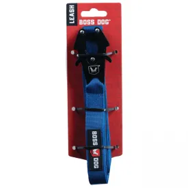 Boss Dog Tactical Dog Leash 4' x 1.25" Solid Blue