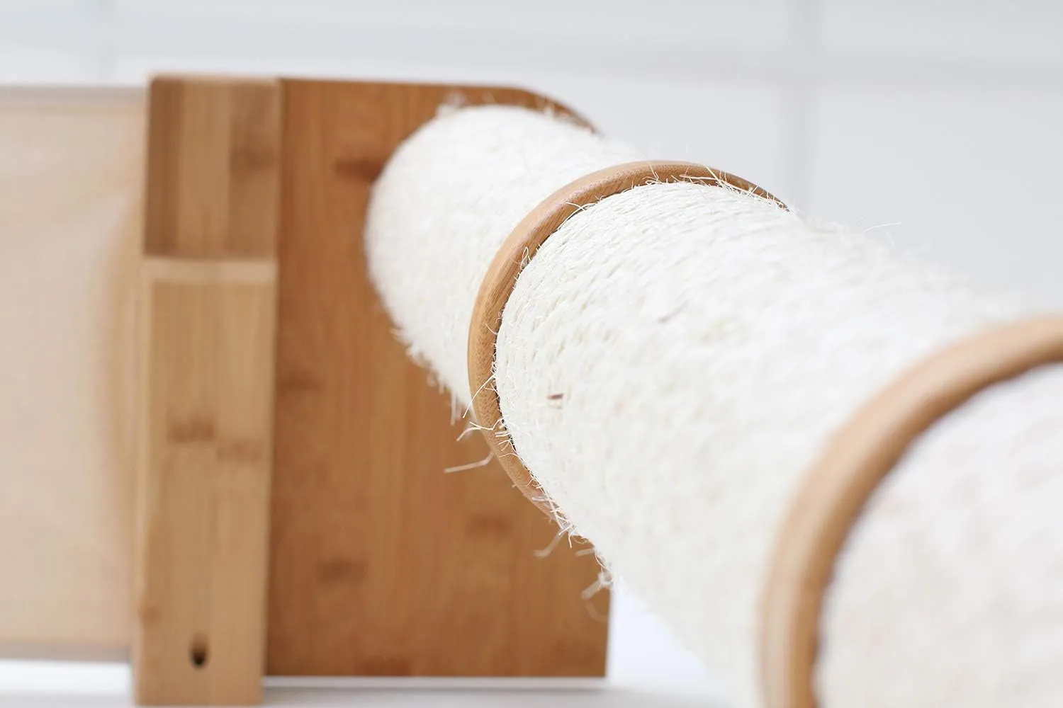 CatastrophiCreations Cat Mod Climb Track Handcrafted Wall Mounted Cat Tree Shelves, English Chestnut/Natural, One Size (528375911ENNAT)