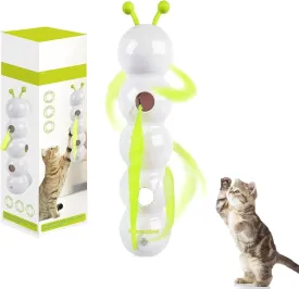 Caterpillar Smart Cat Toy, Interactive Caterpillar Cats Toy, Caterpillars Interactive Cats Toys, Interactives Kitty Feather Toys, for Play and Exercise (1pcs)