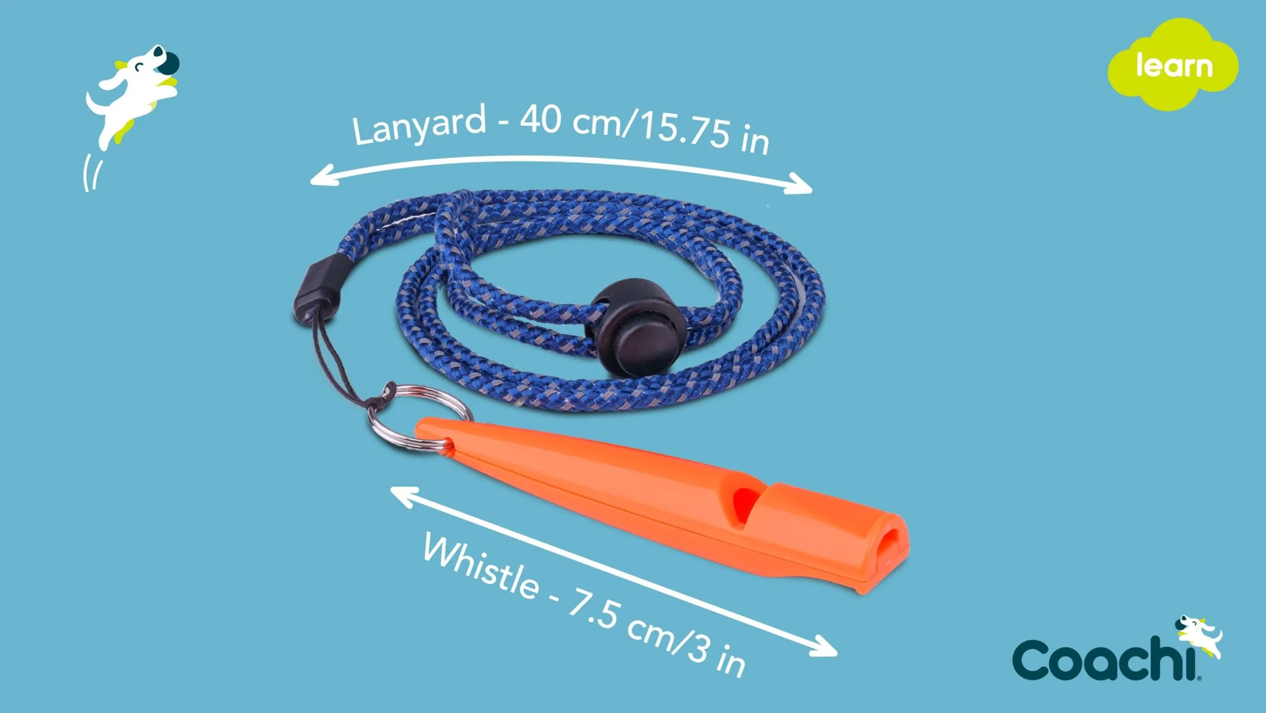 Coachi Training Whistle (Navy or Coral)