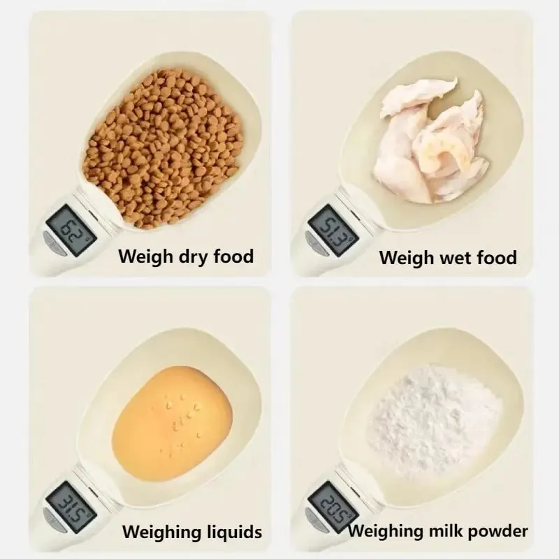 Digital Pet Food Measuring Spoon with Scale
