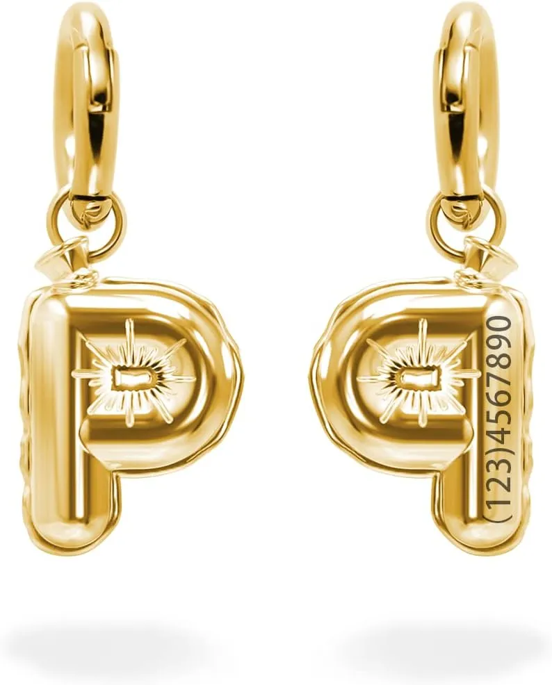 Dogs ID Tags Personalized Double Sided Deep Engraved Cat & Dog Collar Charm Initials/Number Shape