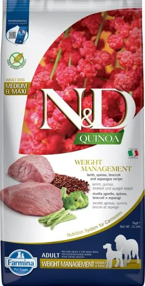 Farmina  Lamb & Quinoa  Weight Management Dry Dog Food