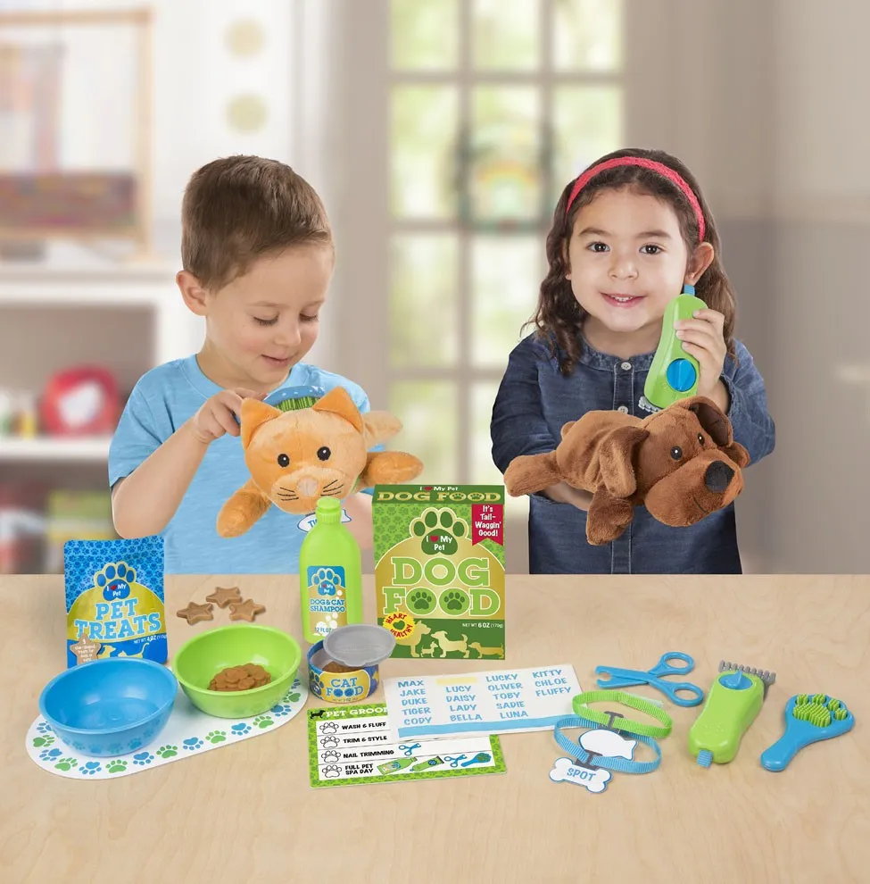 Feeding & Grooming Pet Care Play Set