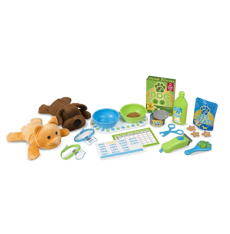 Feeding & Grooming Pet Care Play Set