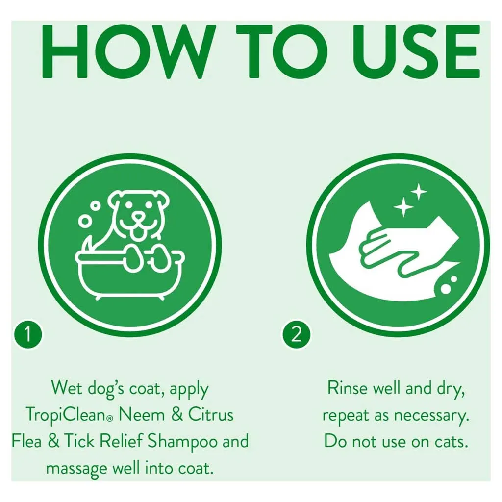 Flea & Tick Relief Neem & Citrus Shampoo 20oz