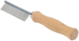 Flea Comb with Wooden Handle