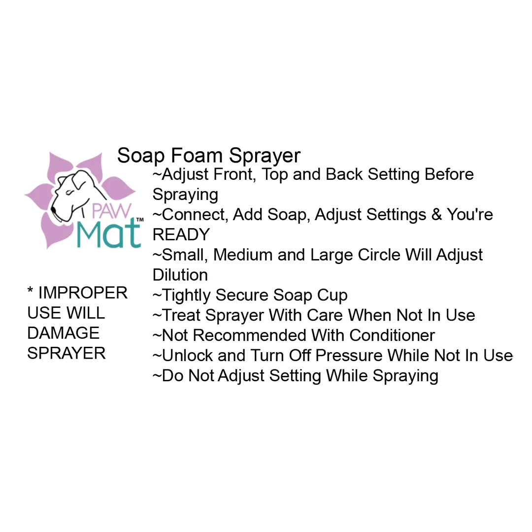 Foam Sprayer by PawMat