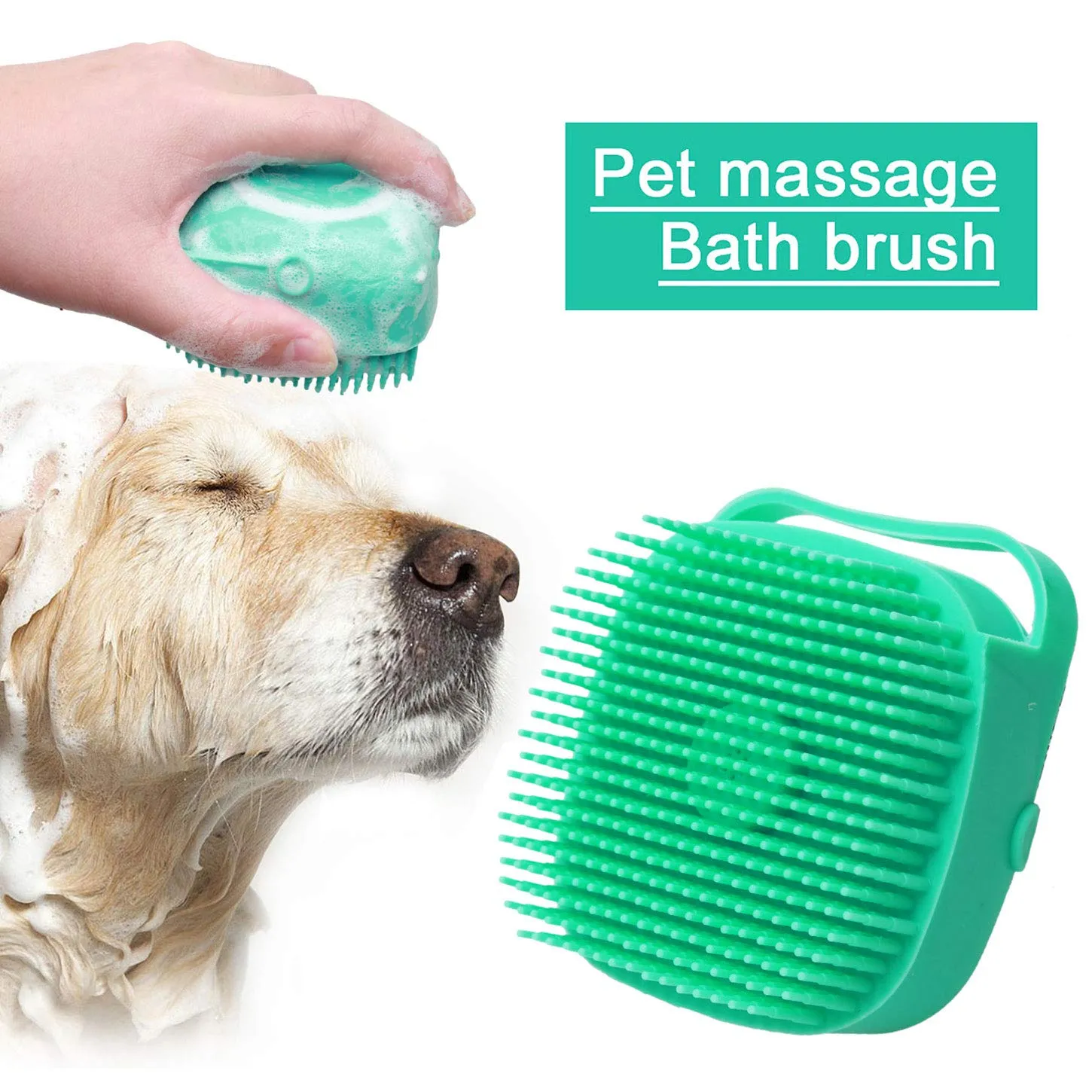 Funki Buys | Pet Scrubbers | Pet Shampoo Brush and Dispenser