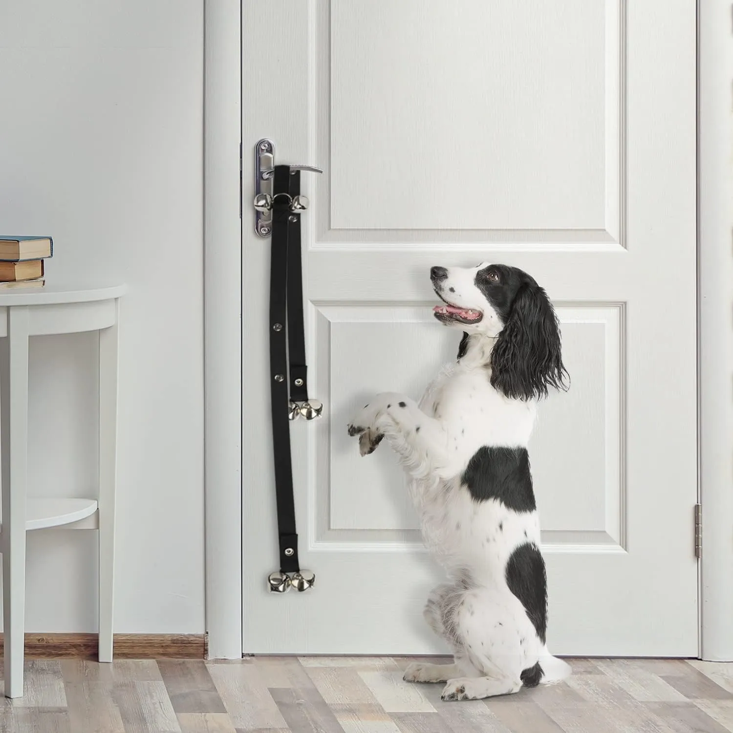 FurDreams Adjustable Dog Training Doorbells - Durable Puppy Toilet Training Bells with Loud Jingle for Easy Outdoor Access