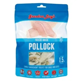 Grandma Lucy's Singles Pollock Freeze-Dried Cat & Dog Treats 1.5oz