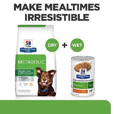 Hill's Prescription Diet Metabolic Weight Loss & Maintenance Dog Food 370g Can