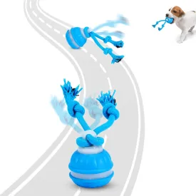 Interactive Dog Toy with Automatic Motion-Activated Squeaky Sound & Stimulation, Durable Puppy Chew Toys for Small/Medium Dogs  Training Treat Ball for Boredom, Anxiety Relief, and Teething Puppies