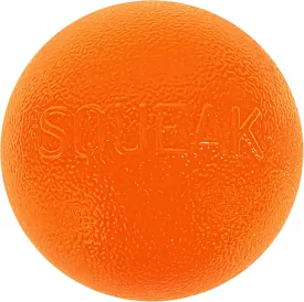Outward Hound by Planet Dog Squeak Ball Bouncy Fetch Dog Toy, Orange