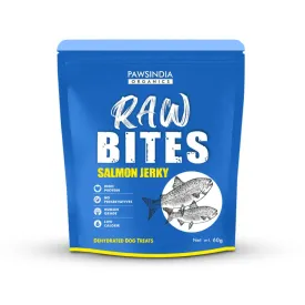 Pawsindia Organics Raw Bites Salmon Jerky Dog Treats