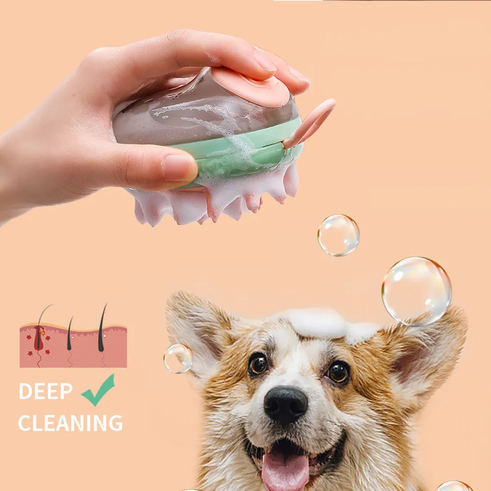 Pet Bathing and Grooming Brush