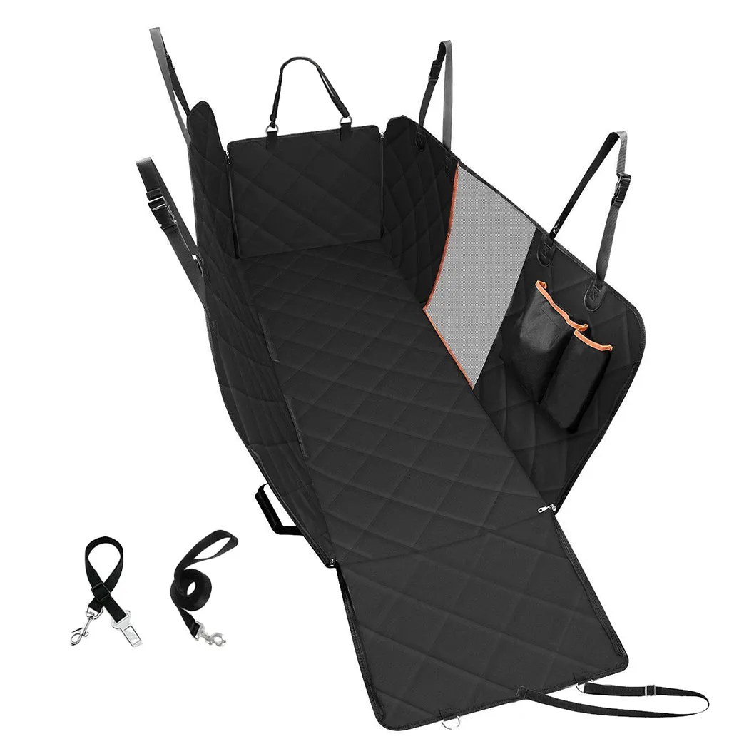Pet Car Seat Cover Cat Dog Hammock Non Slip Waterproof Protector Mat Black - Black