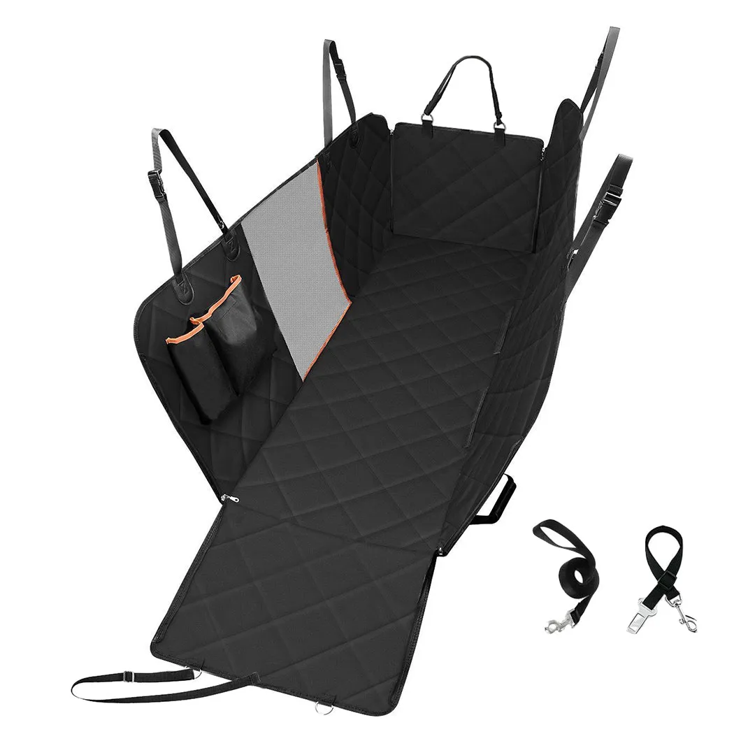 Pet Car Seat Cover Cat Dog Hammock Non Slip Waterproof Protector Mat Black - Black