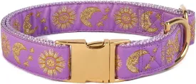 Pet, Moons Stars Suns Dog Collar Cat Collar, Multiple Designs Crescent Celestial Dog Cat Collar Leash Harness Small (Pack of 1)