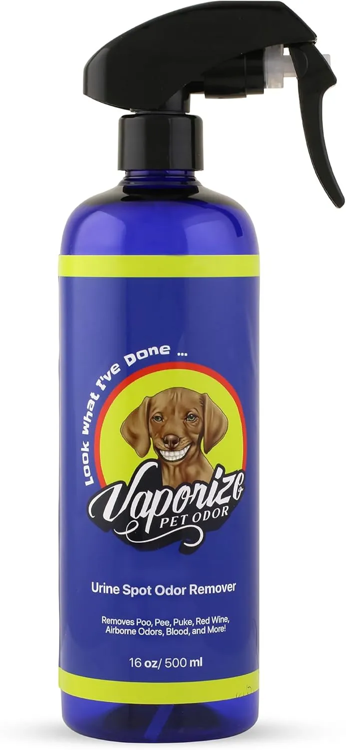 Pet Urine Odor Eliminator Spray - Cleaner for Dogs and Cats, Strong Pet Smell Eliminator for Carpet, Rugs, Bedding, and Furniture
