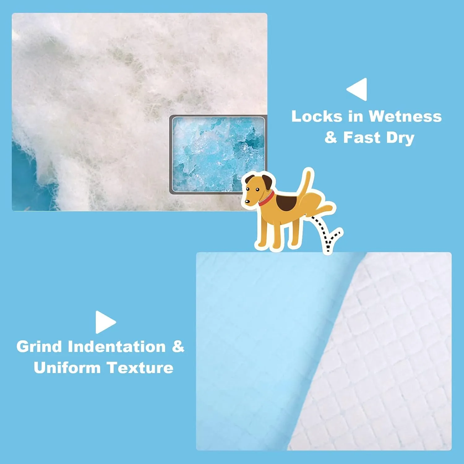 PETSITE Dog Pee Pads 36"x30"-100 Count, Dog and Puppy Potty Training Pads Super Absorbent & Leak-Proof, XL Disposable Pet Piddle Pad and Potty Pads for Dogs, Puppies, Doggie