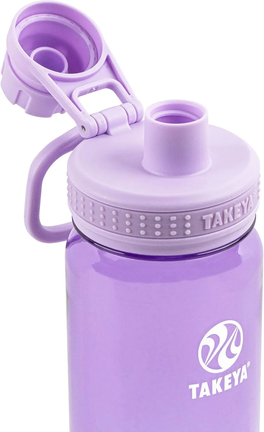 Takeya Tritan Sport Water Bottle with Spout Lid - BPA-Free & Dishwasher-Safe Water Bottle - Reusable Bottle with Lid Handle - Simple Leak-Proof Water Bottle - 24 oz, Vivacity Purple