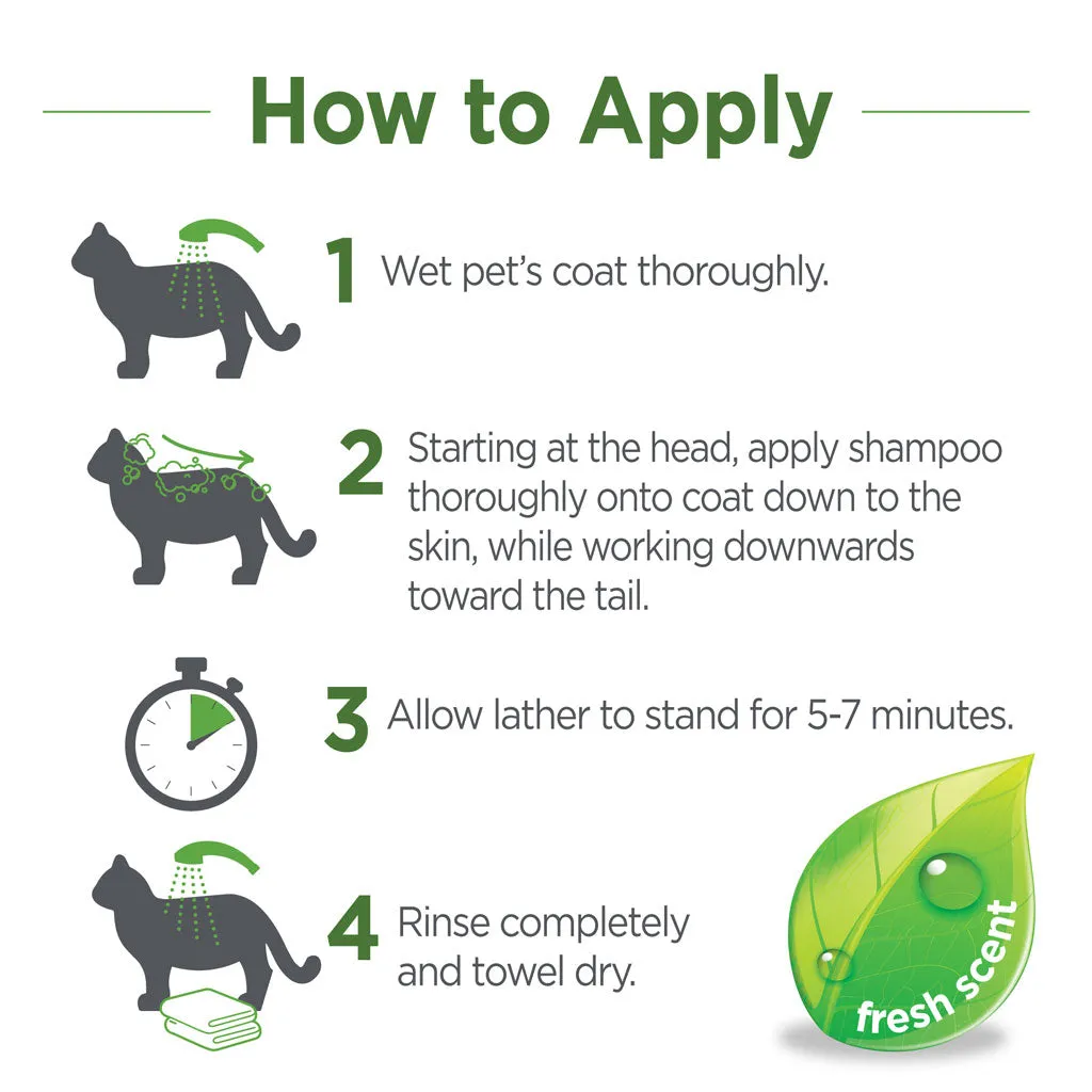 TevraPet Vetality Naturals Flea & Tick Conditioning Shampoo for Cats, 8-oz