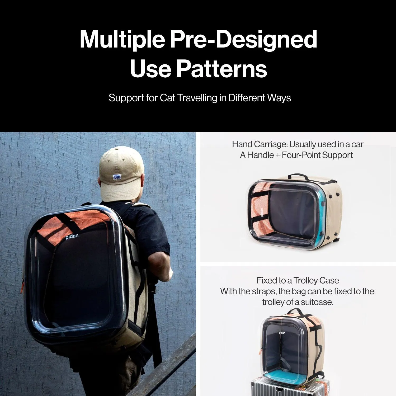 Travel Window Pet Carrier Backpack