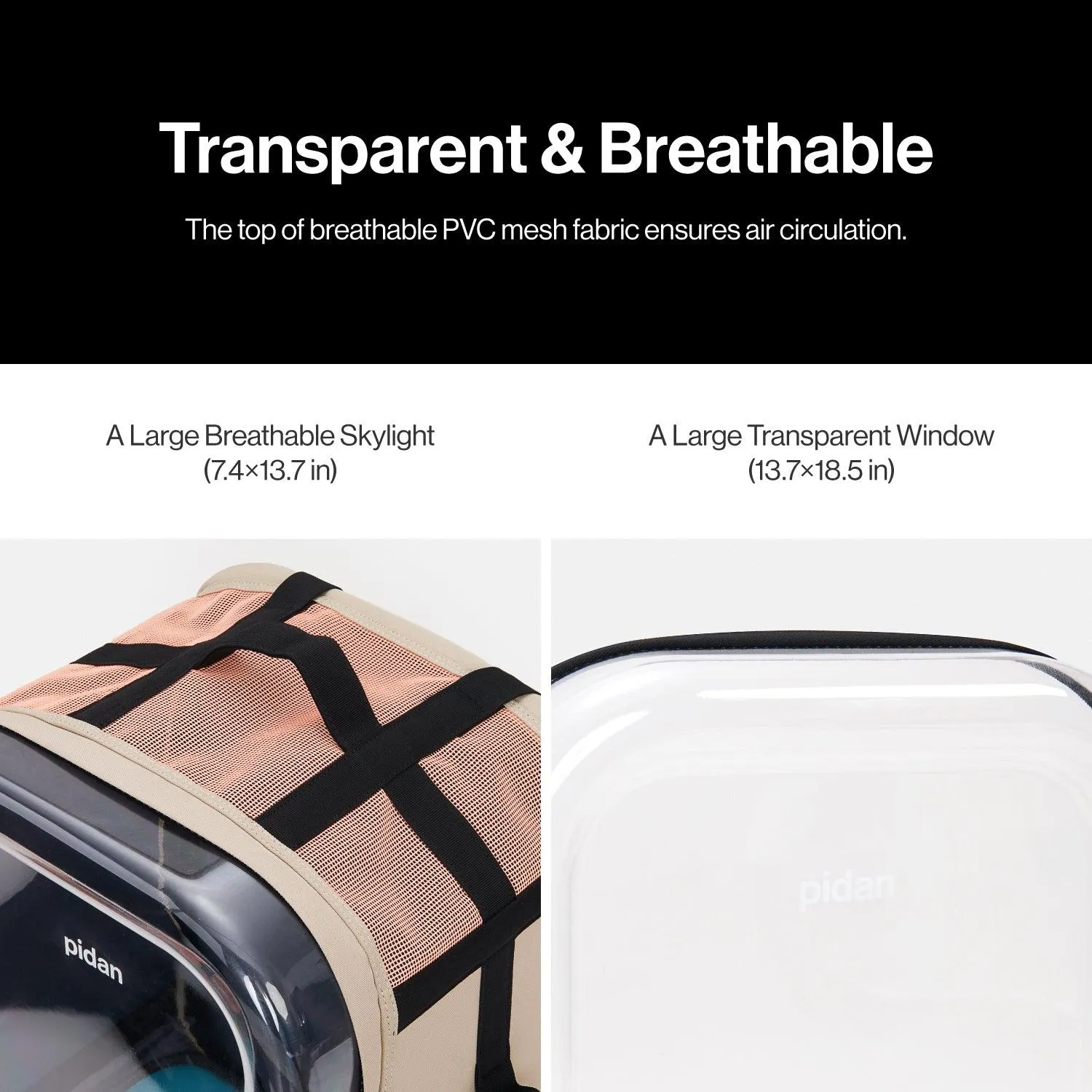Travel Window Pet Carrier Backpack