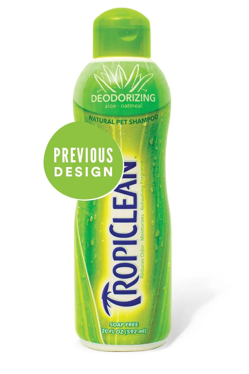 TropiClean Aloe & Coconut Deodorizing Shampoo for Dogs and Cats