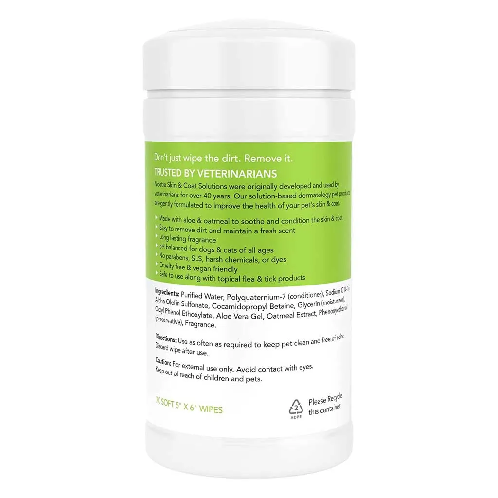 Waterless Grooming Wipes Cucumber Melon 70ct